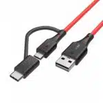 BlitzWolf BW-MT3 3A 2 in 1 Type C & Micro USB 3A Charging Data Cable - Image 2