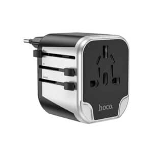 Hoco AC5 Universal Conversion Adapter with Dual USB