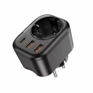 Hoco NS3 Multifunctional Socket EU Plug