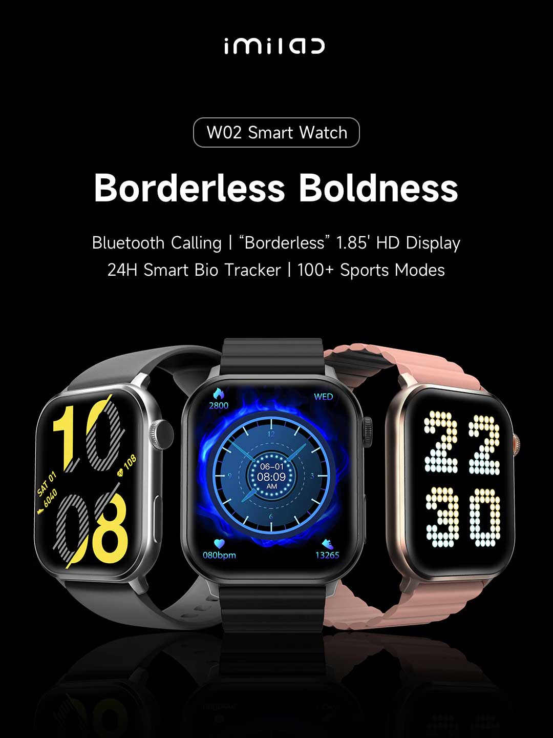 IMILAB W02 Bluetooth Calling Smart Watch 3