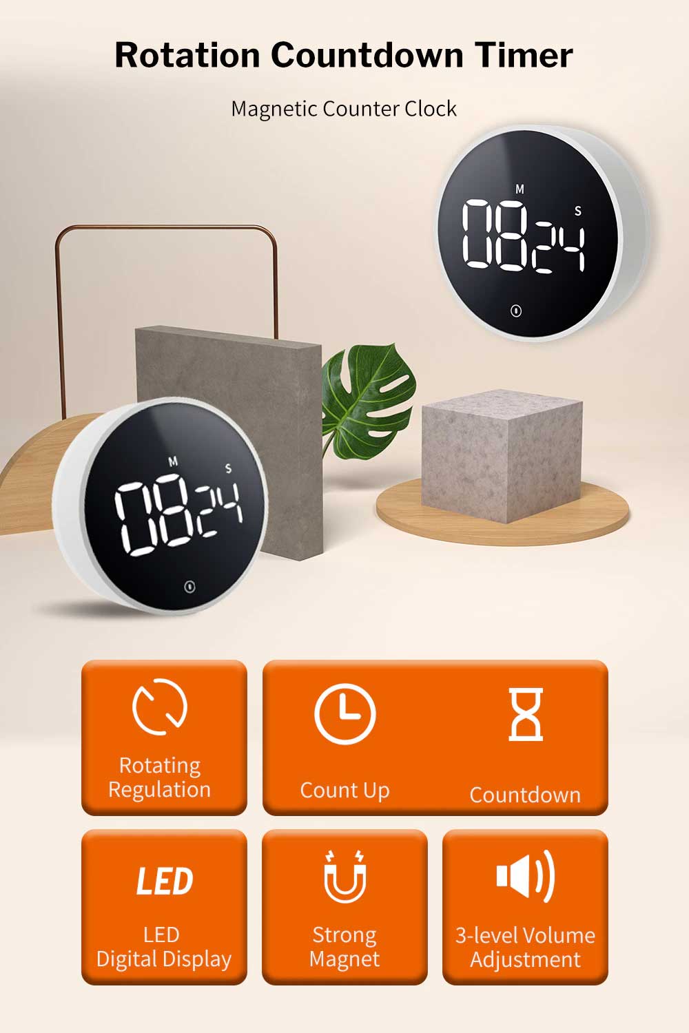 Xiaomi MIIIW Comfort Whirling Magnetic Countdown Timer 2