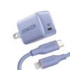 Anker Nano 20W Wall Charger with Powerline III Flow USB C to Lightning Cable
