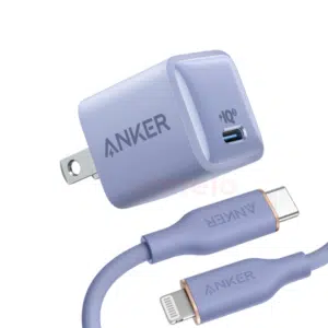 Anker Nano 20W Wall Charger with Powerline III Flow USB C to Lightning Cable