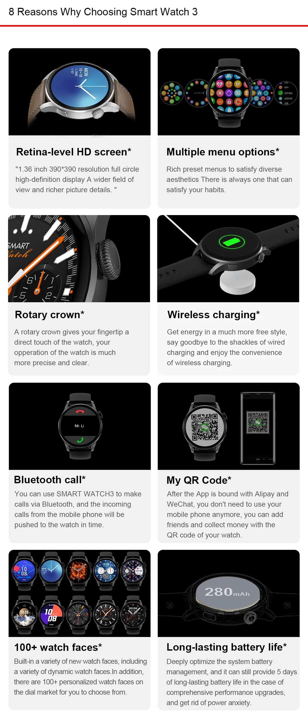 DT.NO1 DT3 Bluetooth Calling Smart Watch 5