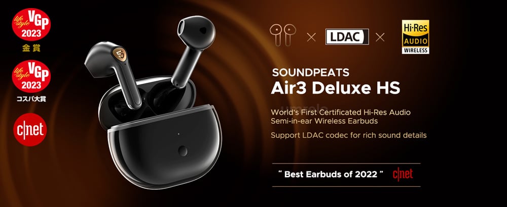 SoundPEATS Air3 Deluxe HS Hi Res LDAC True Wireless Earbuds 5