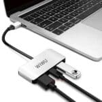 WiWU Alpha C2H 3 in 1 USB Type C HUB 2