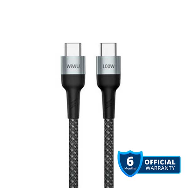 WiWU Cyclone F15 100W Type-C to Type-C PD Data Cable