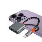 WiWU LT08 Audio Converter Lightning to Lightning and 3.5mm - Image 3