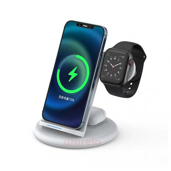 WiWU PA3IN1 Power Air 3 in 1 18W Wireless Charger