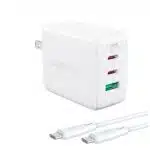 ACEFAST A15 65W PD 2xUSB-C+1xUSB-A Fast Charge Wall Charger Set - Image 2
