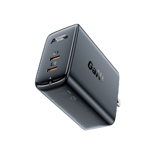 ACEFAST A31 50W PD GaN Dual USB-C Fast Charge Wall Charger