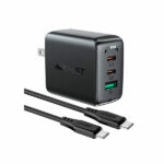 ACEFAST A43 65W PD GaN 2xUSB-C + USB-A Fast Charge Wall Charger