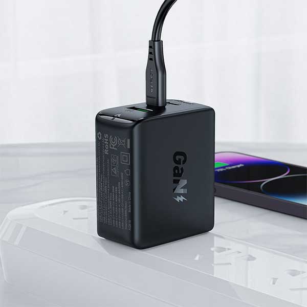 ACEFAST A43 65W PD GaN 2xUSB C USB A Fast Charge Wall Charger 4