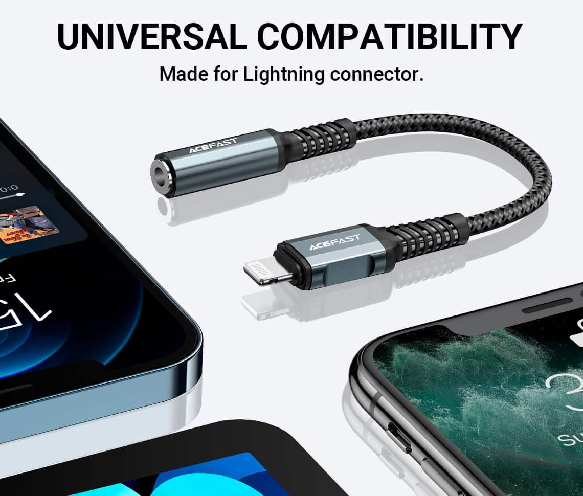ACEFAST C1 05 MFI Certified Lightning to 3.5mm Audio Cable 8
