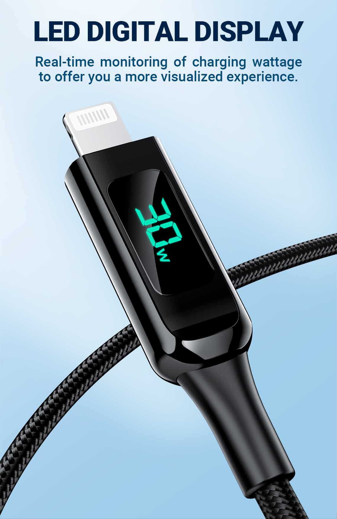 ACEFAST C6 01 30W PD MFI Certified USB C to Lightning Cable 1.2M 8