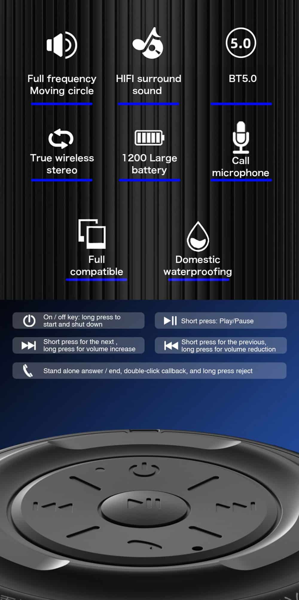 Lenovo Thinkplus K3 Pro Wireless Speaker 3