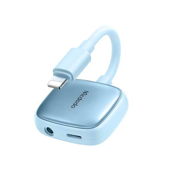 Mcdodo CA 2740 Lightning to Lightning and DC3.5 Digital Audio Cable Blue