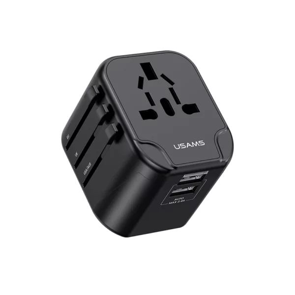 USAMS US-CC173 T55 12W Dual USB Universal Travel Charger