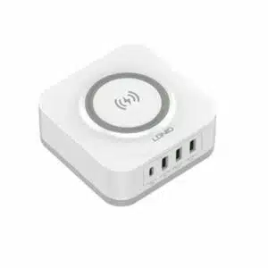 LDNIO AW004 32W 4-Port PD+QC Desktop Wireless Charging Station