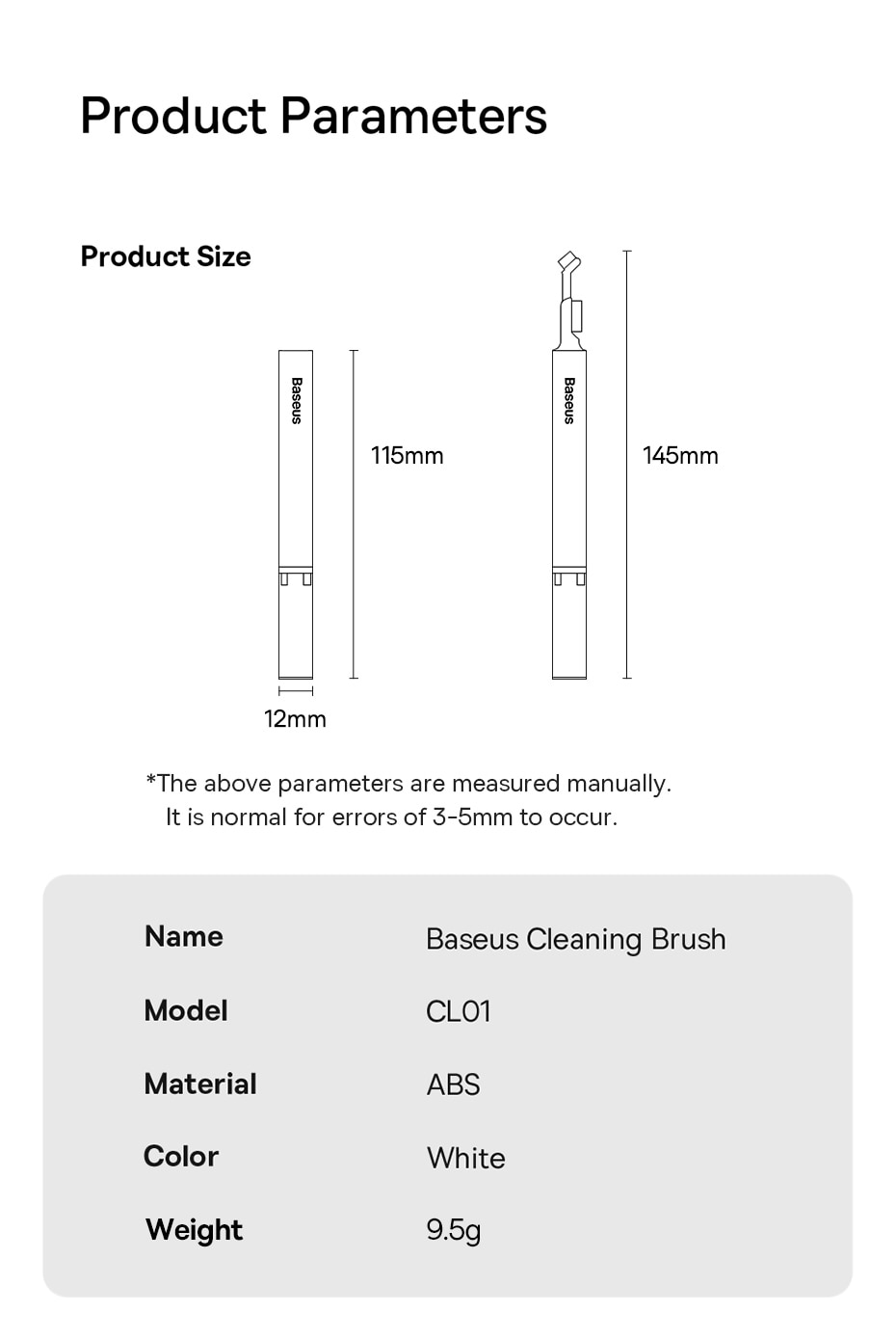 Baseus Earbuds Cleaning Brush 14