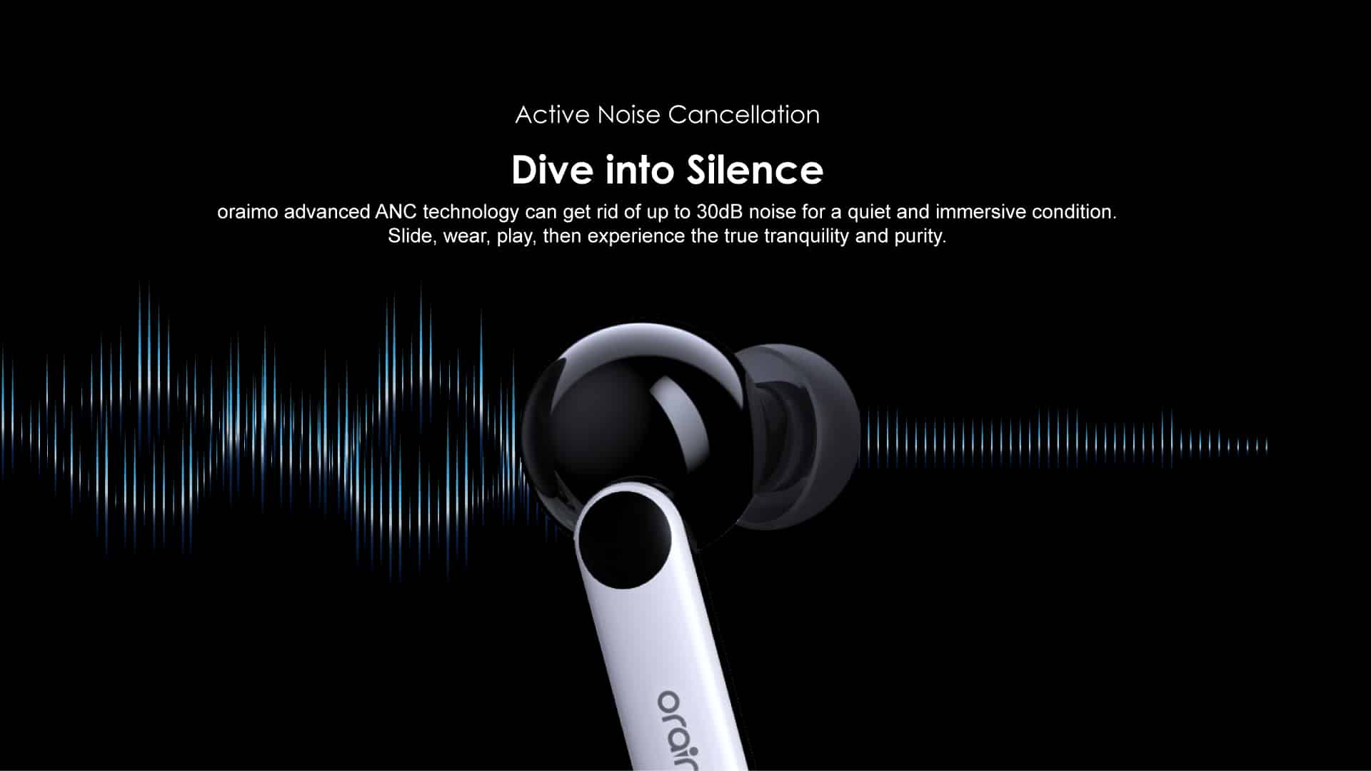 Oraimo FreePods 4 Active Noise Cancellation True Wireless Earbuds 3