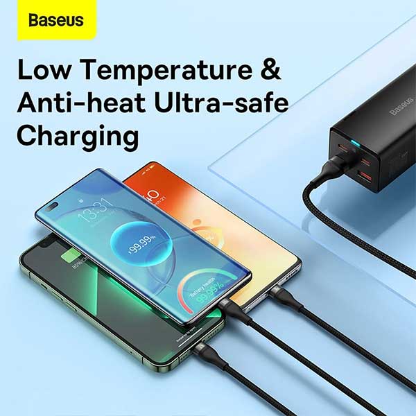Baseus Flash Series II 3 in 1 Fast Charging USB to MLC 66W Data Cable 3