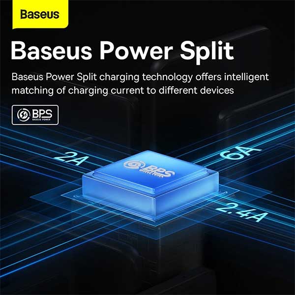 Baseus Flash Series II 3 in 1 Fast Charging USB to MLC 66W Data Cable 5
