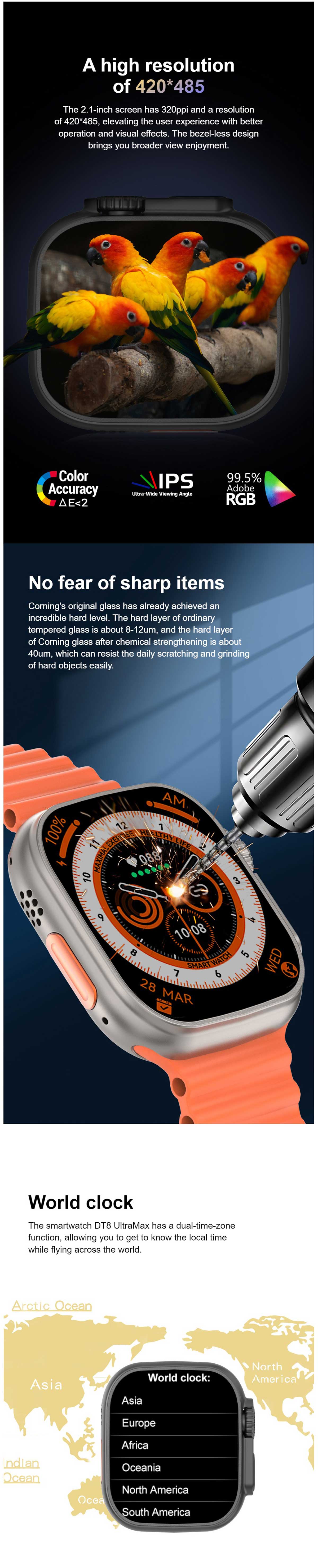 DT NO.1 DT8 Ultra Max Smart Watch 7