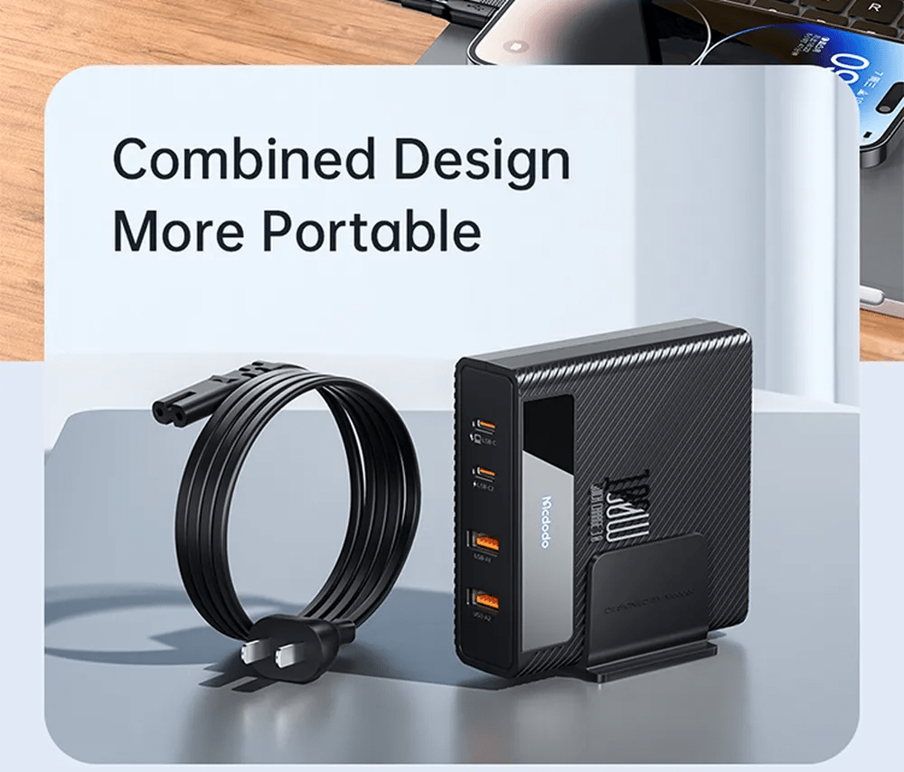 Mcdodo USB C 4 IN 1 2C2A 100W Fast Charging Station With AC Cable 1.5M 3 8