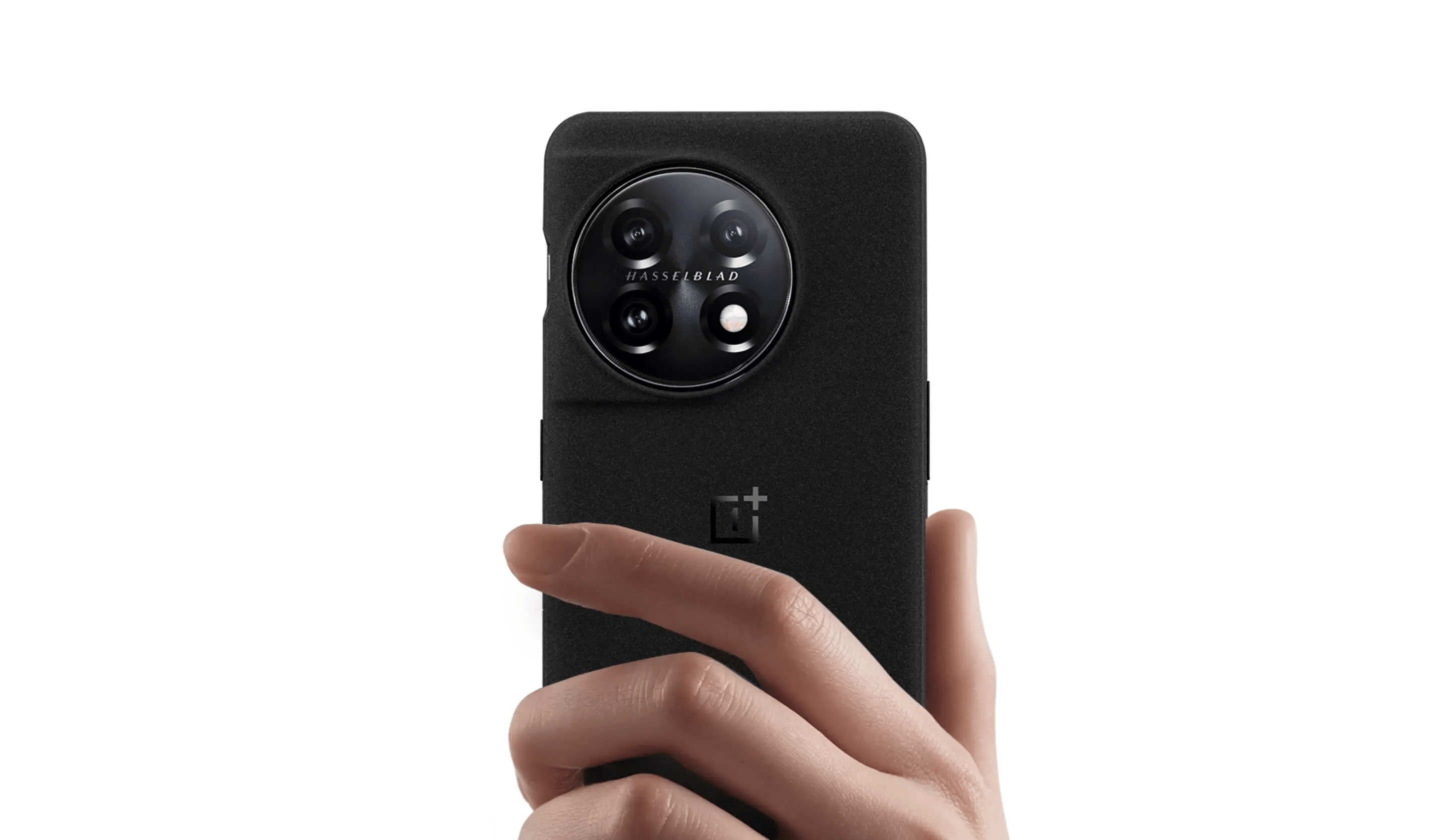 OnePlus 11 5G Sandstone Bumper Case Black 3