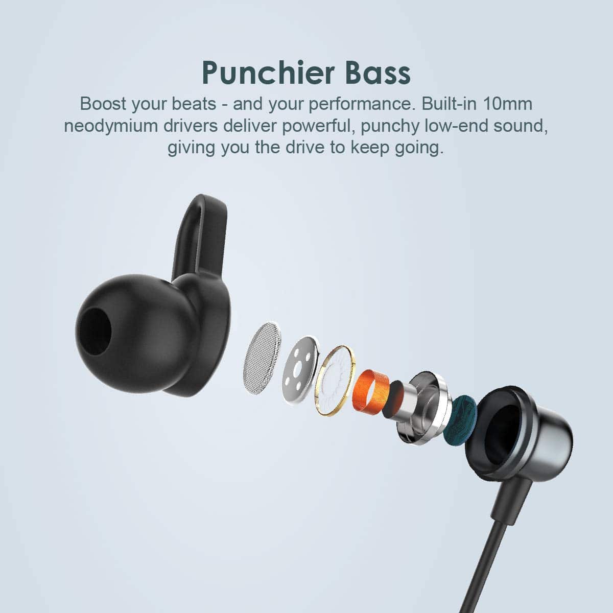 Oraimo Feather 2C Wireless Neckband Bluetooth Headphones 3 1