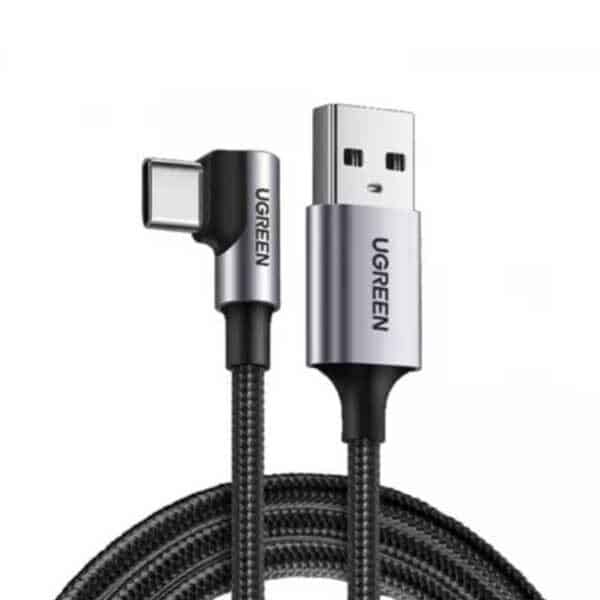 UGREEN US284 Right Angle USB-A To USB-C Cable