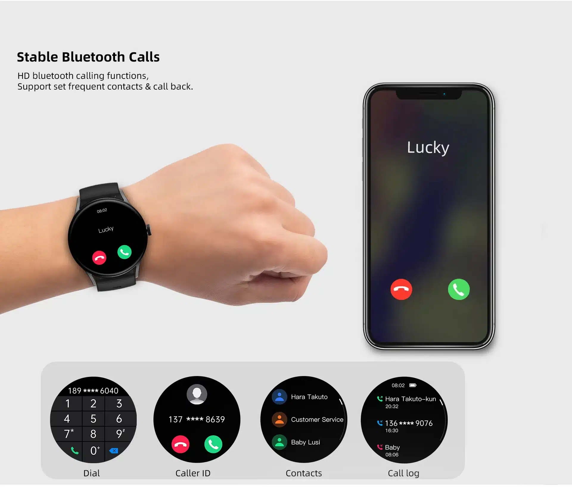 Xiaomi IMILAB IMIKI TG1 Bluetooth Calling Smart Watch 4