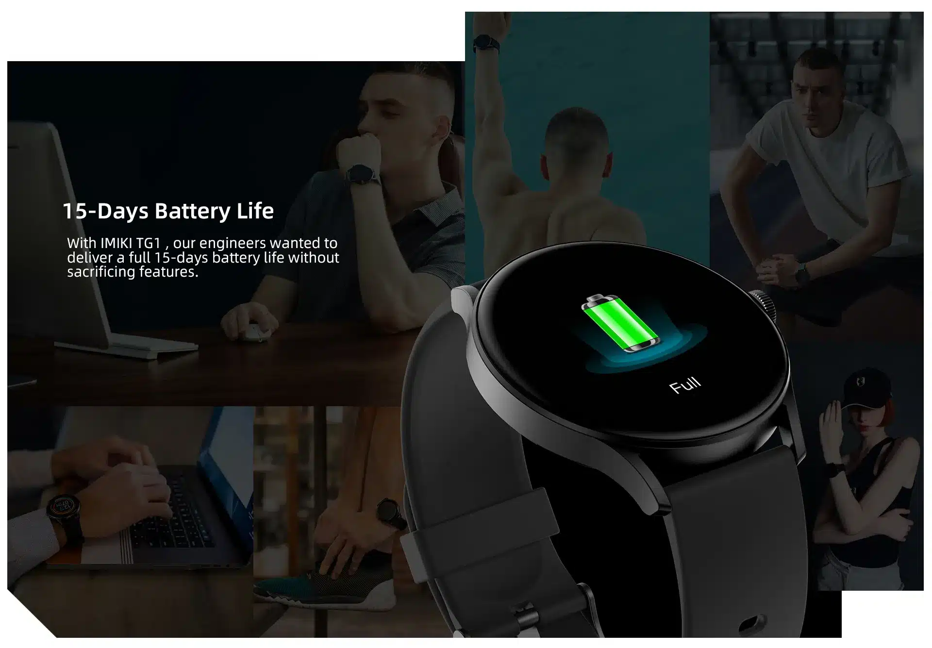 Xiaomi IMILAB IMIKI TG1 Bluetooth Calling Smart Watch 8