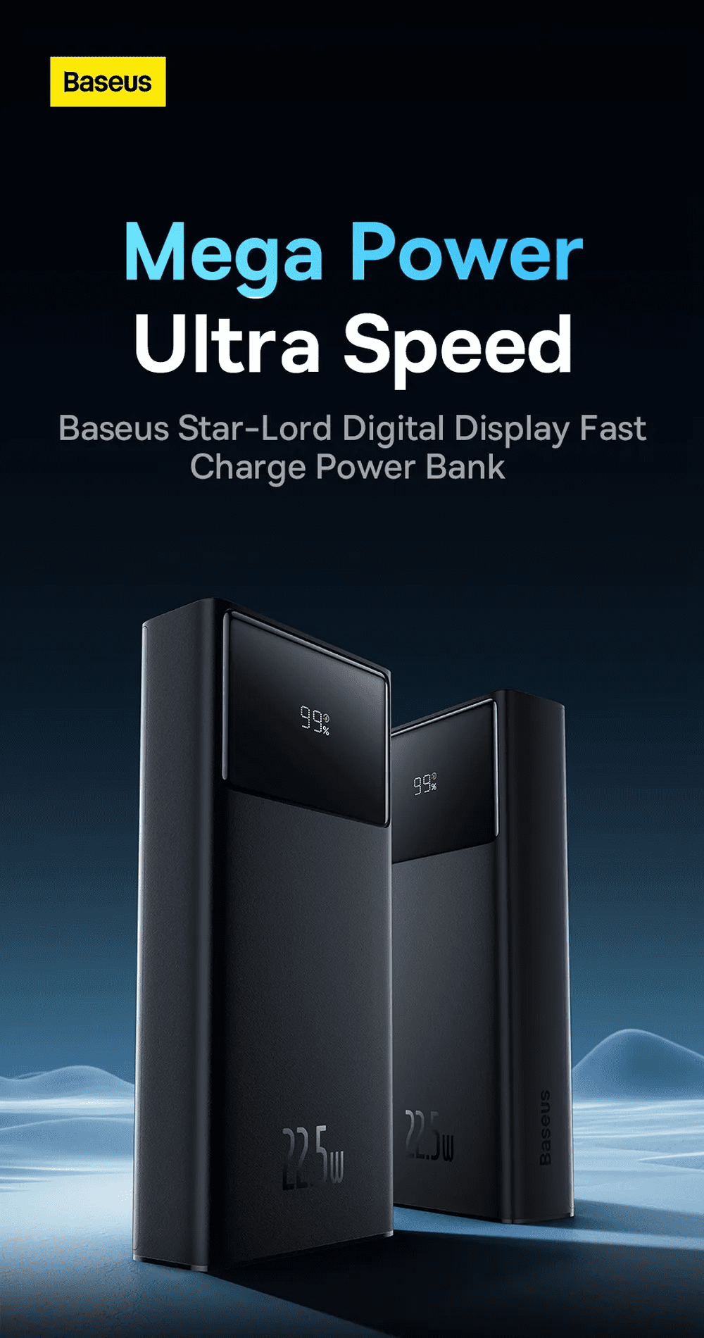 Baseus Star Lord 30000mAh 22.5W Digital Display Fast Charge Power Bank 6 11