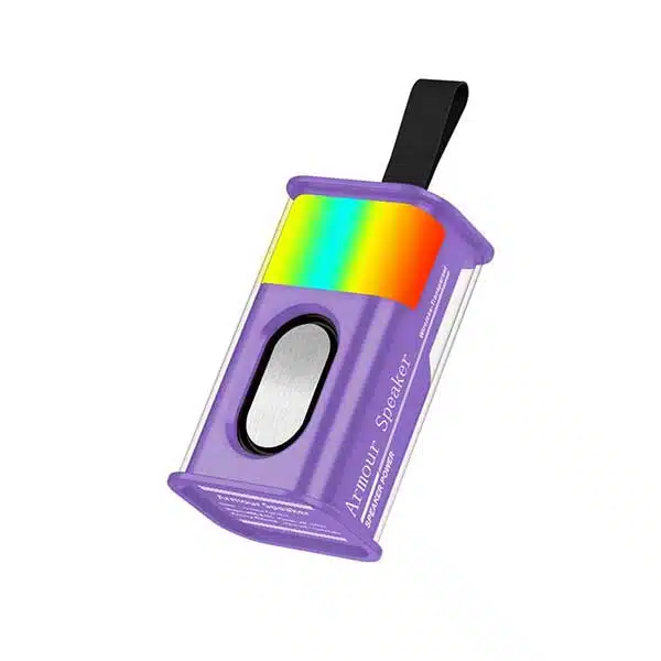 Battle Armour Transparent 5W RGB Wireless Bluetooth Speaker