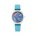 Fastrack 6152SL05 Stunners Multicolor Blue Leather Womens Watch