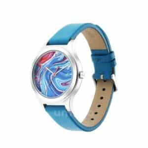 Fastrack 6152SL05 Stunners Multicolor Blue Leather Womens Watch 2