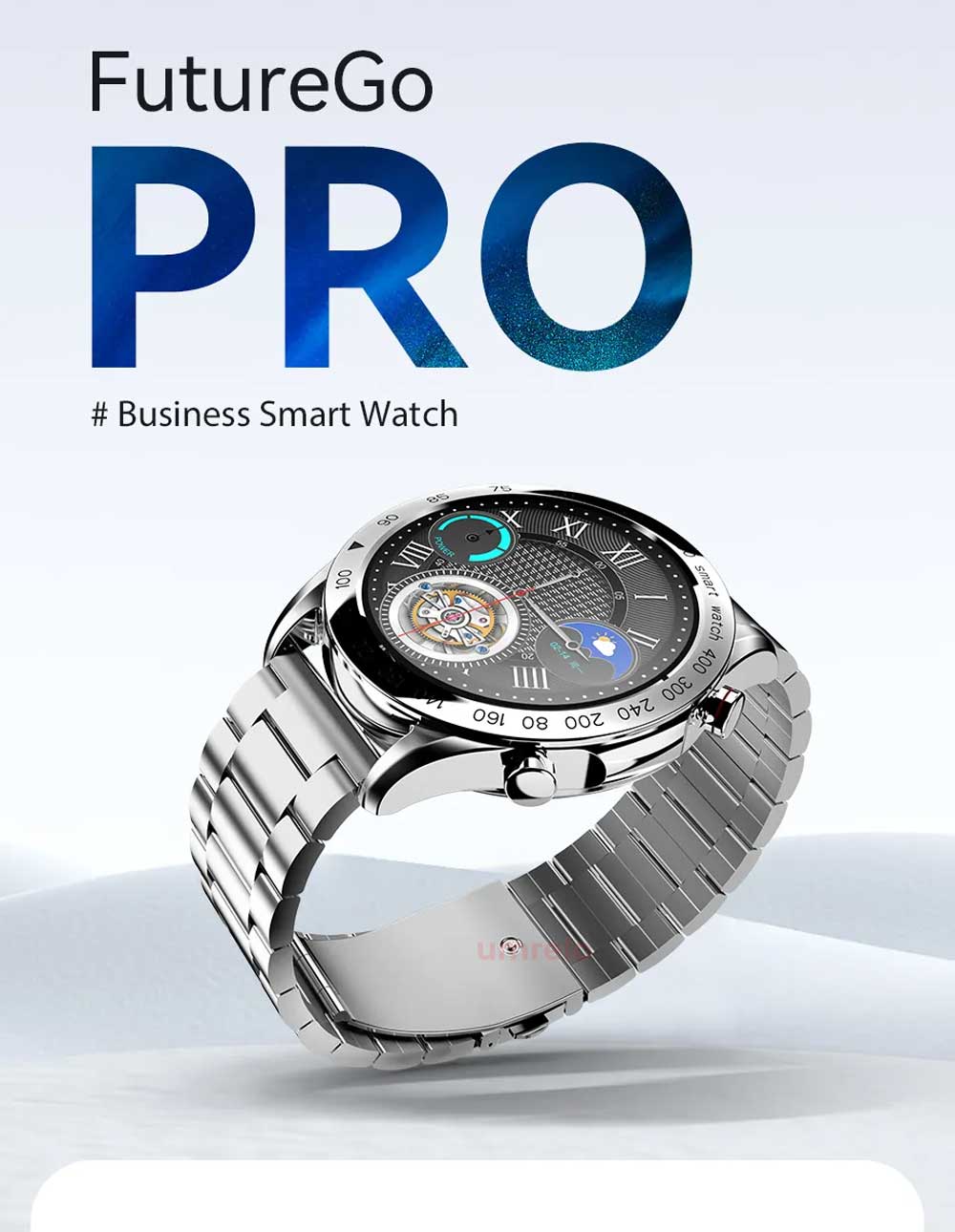 HiFuture FutureGo PRO Stainless Steel Smart Watch 9