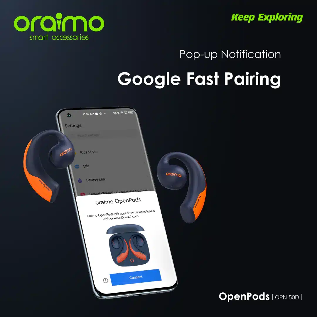 Oraimo OPN 50D Opens Pods Open Ear True Wireless Earphones 3 1