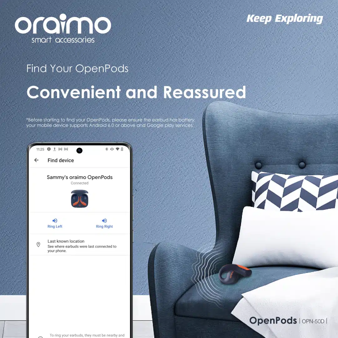 Oraimo OPN 50D Opens Pods Open Ear True Wireless Earphones 3 2