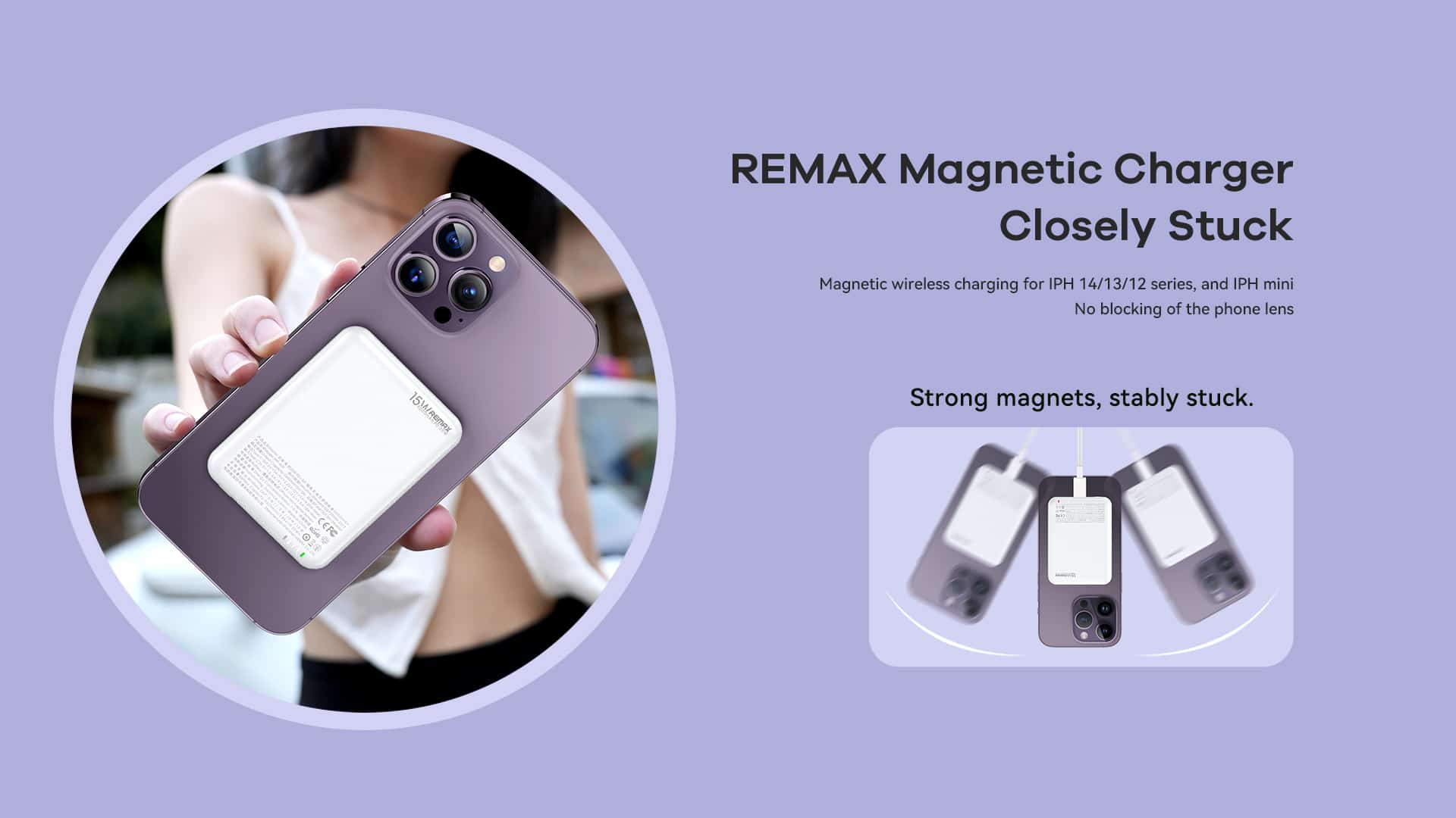 Remax RPP 509 Fantasy Series 20W PD Magnetic Wireless Power Bank 2 1