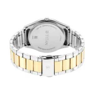 Titan NR1713BM02 Karishma Black Dial Brass Strap Watch 1