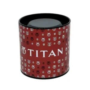 Titan NR1713BM02 Karishma Black Dial Brass Strap Watch 5