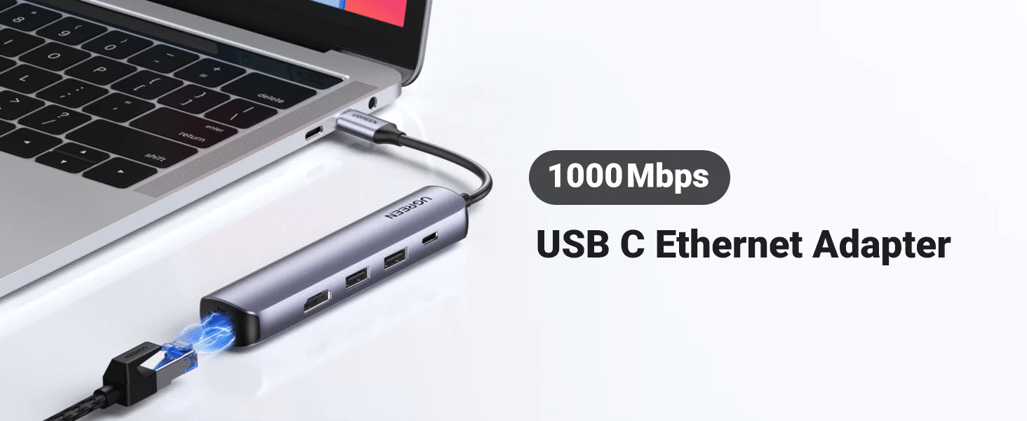 UGREEN CM418 Ultra Slim 5 in 1 USB C HUB 5