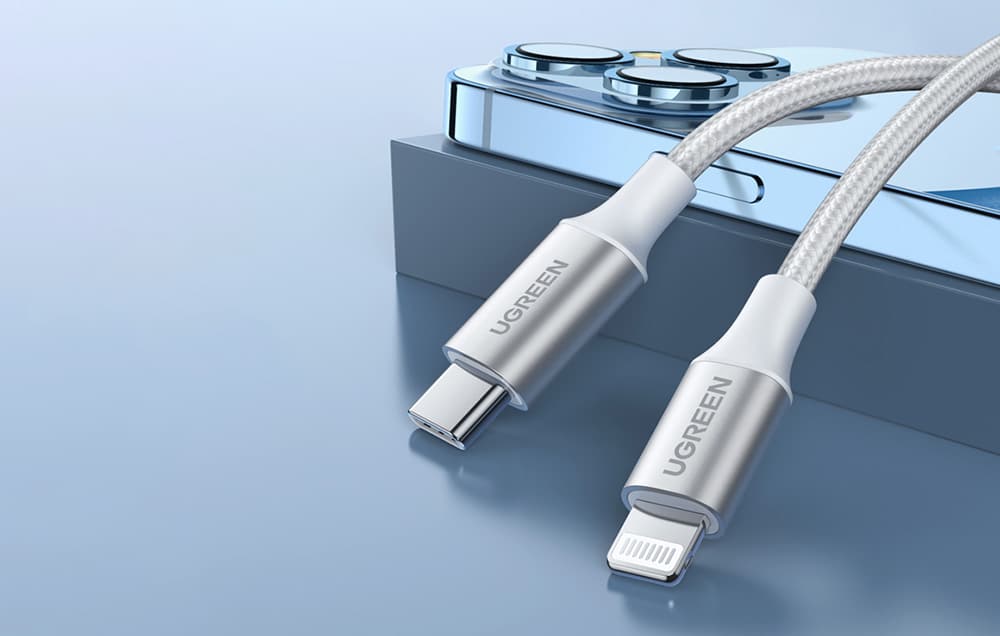 UGREEN US304 3A PD USB C to Lightning Cable 2