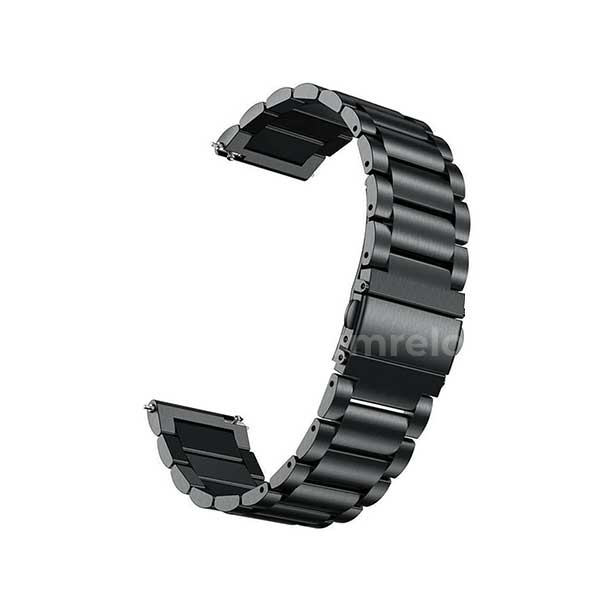 22mm Stainless Steel Strap for Watch Black
