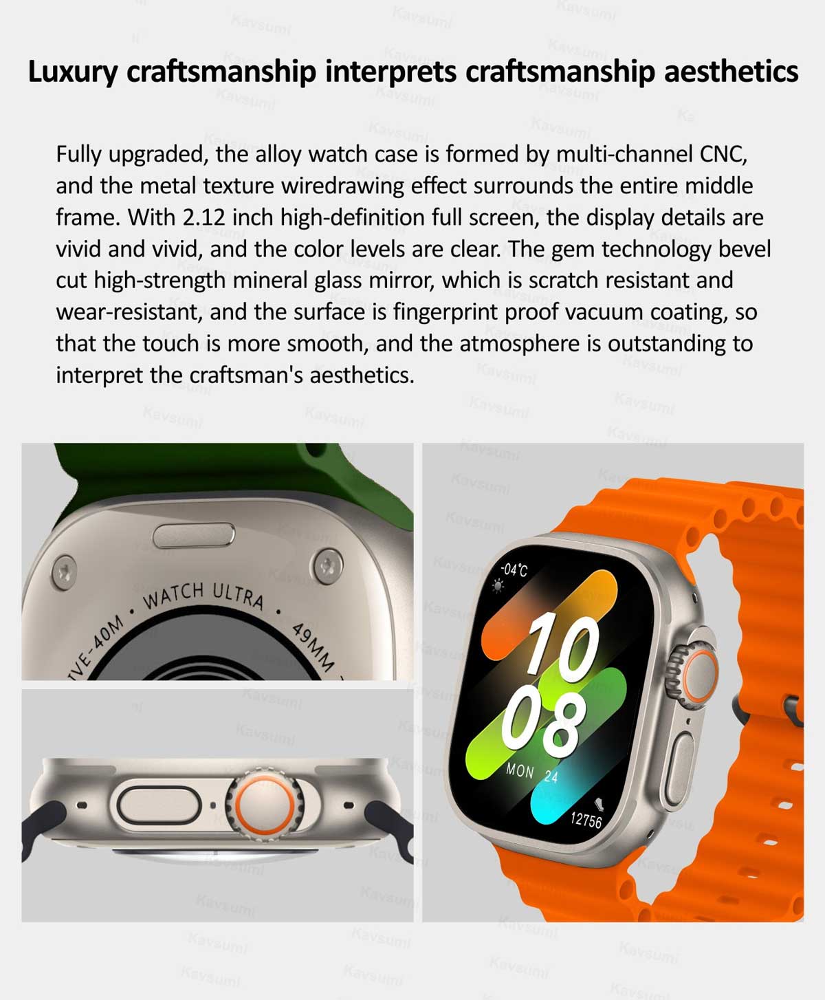 HK8 Pro Max AMOLED Bluetooth Calling Smart Watch 11