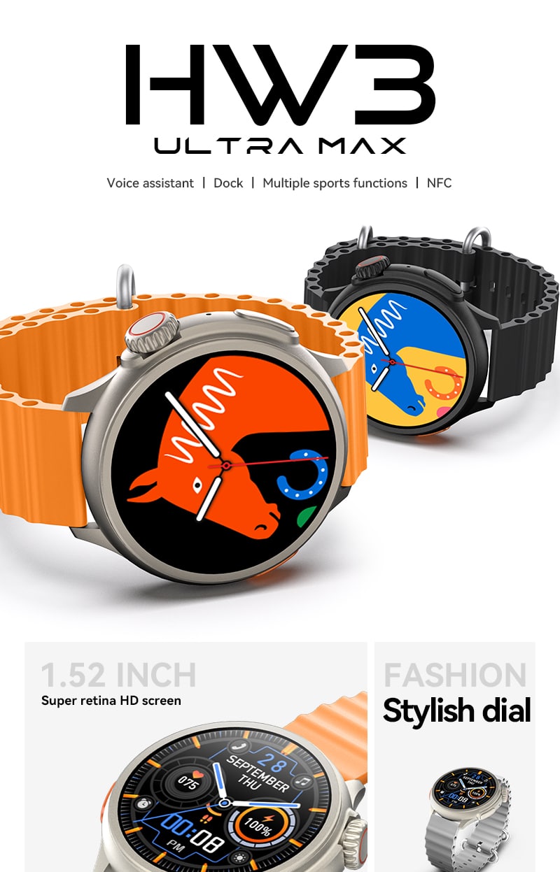 HW3 Ultra Max Smart Watch 3 1