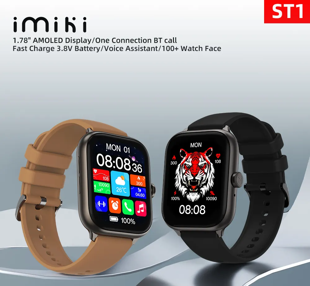 IMILAB IMIKI ST1 Amoled Bluetooth Calling Smart Watch 4